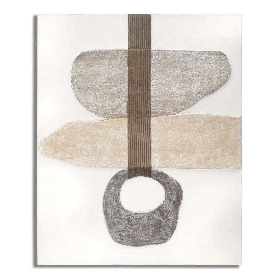 OBRAZ NA PŁÓTNIE STONY -A- 80X2,8X100 cm